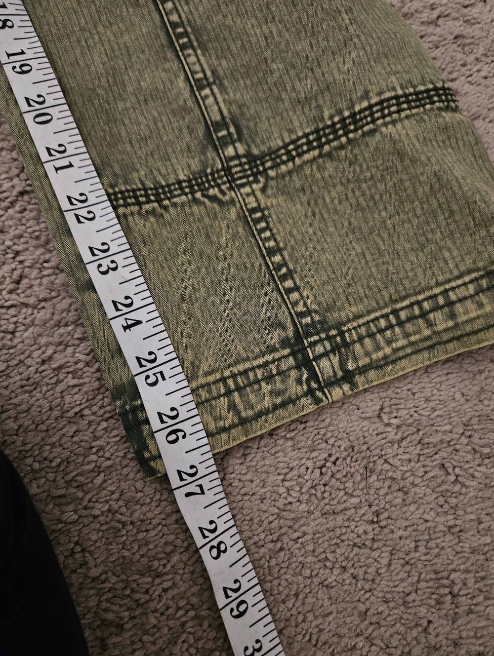Free People Hot In It Olive Green Cargo Crop Pants - Picture 7 of 9